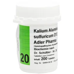 Biochemie Adler 20 Kalium-Aluminium Sulf.D12 Adler