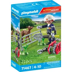 Playmobil PLAYMOBIL 71467 Feuerwehr-Tierrettung 71467