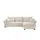 Uno Eckcouch Cord 2-Sitzer Creme