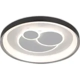 Italux Florina 1 LED Deckenleuchte 46W schwarz/weiß