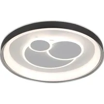 Italux Florina 1 LED Deckenleuchte 46W schwarz/weiß