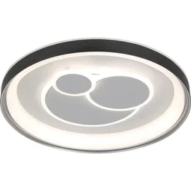 Italux Florina 1 LED Deckenleuchte 46W schwarz/weiß