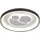 Italux Florina 1 LED Deckenleuchte 46W schwarz/weiß