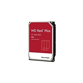 WD Red Plus interne Festplatte NAS 6 TB (3,5'', Datenübertragung bis 175 MB/s, Workload 180 TB/Jahr, 5.700 U/min, 64 MB Cache, 8 Bays) Rot