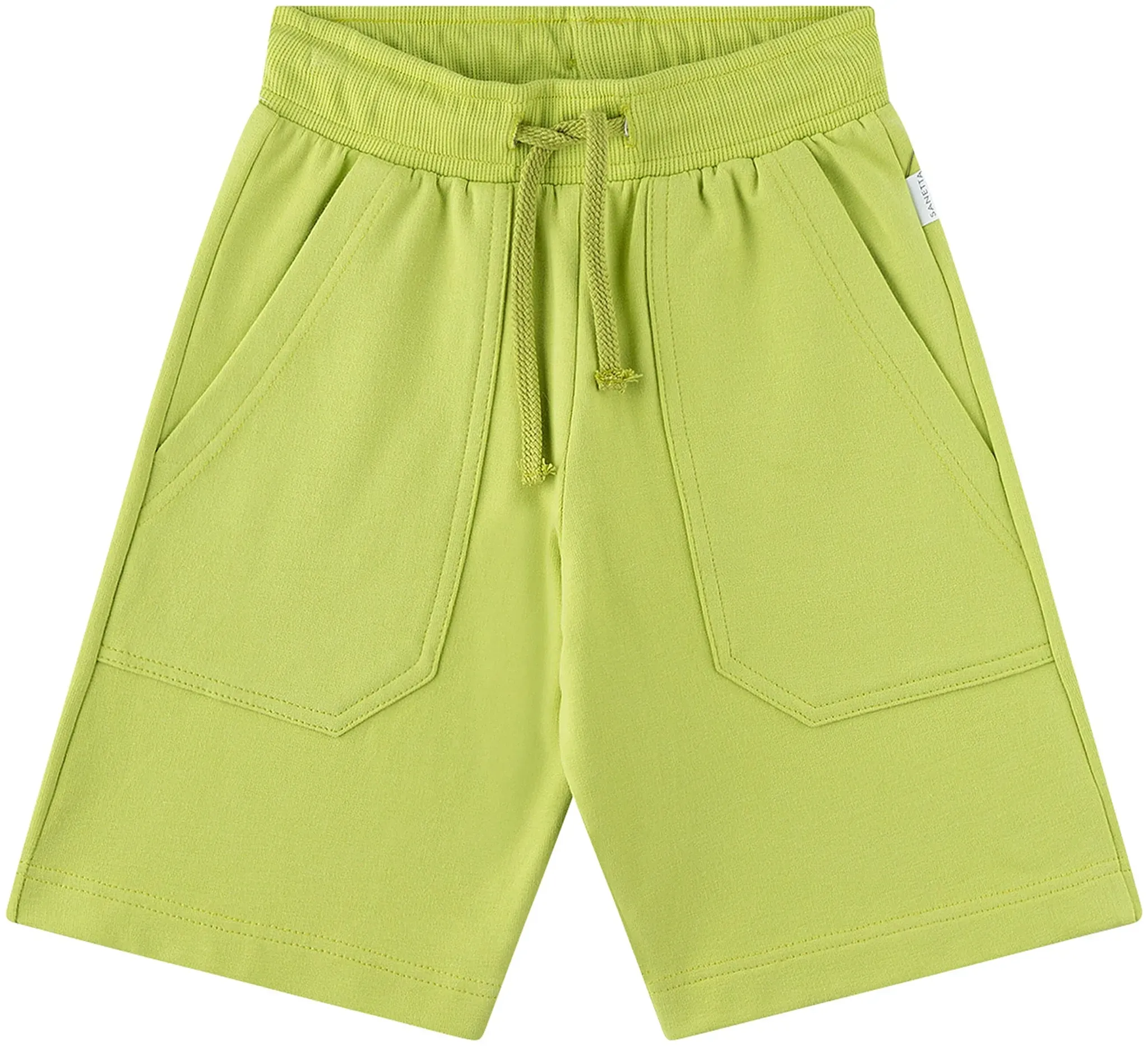 Sanetta Pure Sweatshorts mit Taschen, gruen, 92
