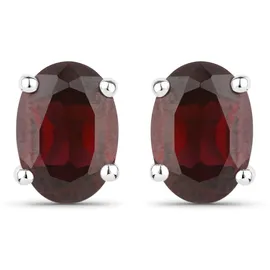 vira jewels Ohrstecker Vira Jewels Silber 925 rhodiniert rot 3,15