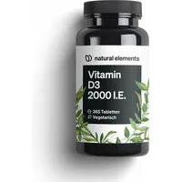 Natural Elements Vitamin D3 2000 I.E. Tabletten für Knochen