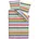 Feinbiber Gestreift Bunt 155 x 200 cm 80 x 80 cm