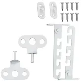 VisageVitalit Fensterfeststeller, 2 Stück Fensterstopper Kippfensterschutz, Fensterfeststeller für Kippfenster zum Einstellen der Fensteröffnung Geeignet Für Jedes Fenster