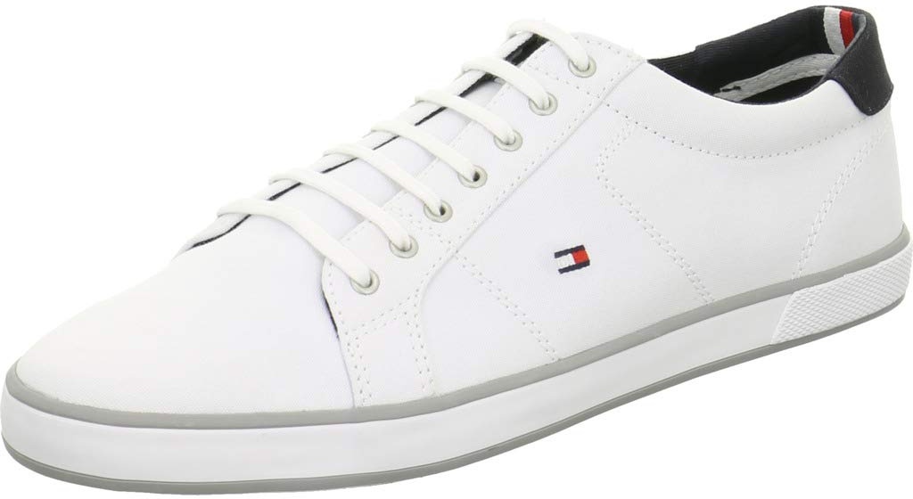 Tommy Hilfiger Herren Sneakers H2285Arlow 1D, Weiß (White), 48