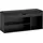 Wohnling Schuhbank 104 x 51 x 32 cm gepolstert schwarz / schwarz