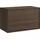 Badplaats Waschbeckenunterschrank Mali 80 x 46 cm Walnuss Braun - Hängender Badezimmerschrank mit 2 Schubladen und Montagematerial - Braun