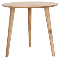 Esszimmer Tisch aus Wildeiche Massivholz rund