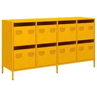 VidaXL Sideboard Senfgelb 135x39x73,5 cm Kaltgewalzter Stahl