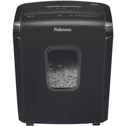 Fellowes Powershred 6M Aktenvernichter Mikrogeschnittene Zerkleinerung Schwarz