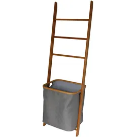 Hti-Living Handtuchleiter Ausführung Bambus Blau/Braun