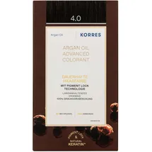 Korres Arganöl Haarcoloration 4.0 mittelbraun 145 ml