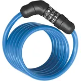 ABUS Star 4508C/150 Spiralkabelschloss, Zahlenkombination blau