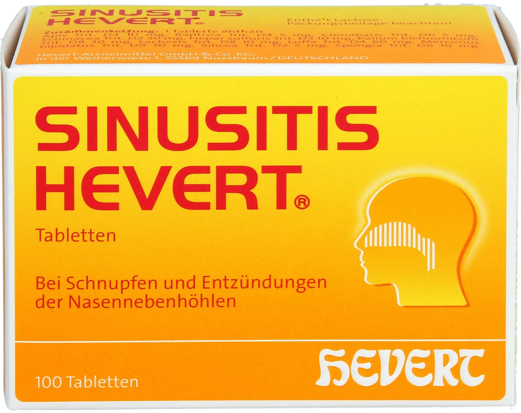 sinusitis hevert 100