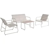 Juskys Genua Set 4-tlg. Sand