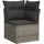 vidaXL Garten-Sofagarnitur 8-tlg. grau