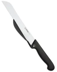 Giesser Brotmesser mit Abstandshalter 8395 w 21 , 1 Stück, Klingenlänge: 21 cm