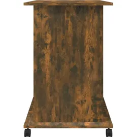 vidaXL Schreibtisch Räuchereiche 80x50x75 cm Holzwerkstoff