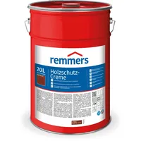 Remmers Holzschutz-Creme 3in1 teak, 20 Liter, tropffreie Holzlasur für aussen, 3facher Holzschutz mit Imprägnierung + Grundierung + Lasur