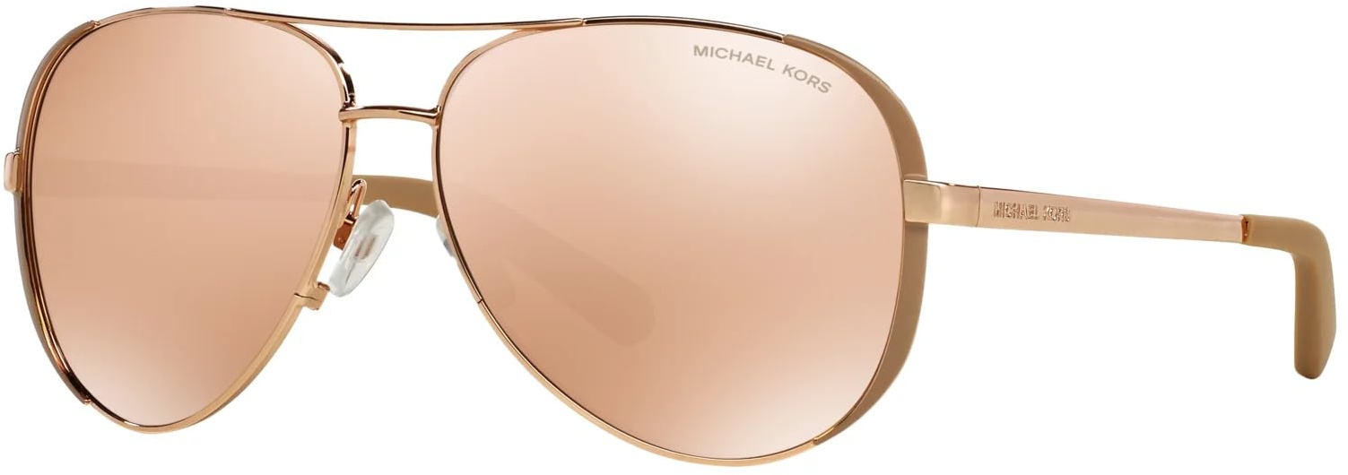 Michael Kors 0MK5004 1017R1 59 (MK17) Women's Rose Gold Taupe Chelsea Sunglasses - Einheitsgröße