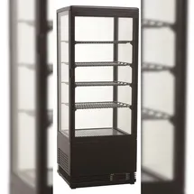 CombiSteel Kühlvitrine 98L Schwarz