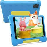 Kinder Tablet, 7 Zoll Tablet für Kinder, Android 12 Tablet, 2GB RAM + 32GB ROM, IPS HD Display, WiFi, Bluetooth, Dual Kamera, Spiele, Kindersicherung - Blau