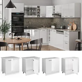 Vicco Eckunterschrank R-Line 86 x 46 x 81,5 cm Weiß