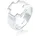 KUZZOI Ring Kreuz Silber 62