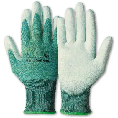 Schnittschutzhandschuh DumoCut® 655, Kat. II, grün/weiß, Größe 11 - grün/weiß - 11