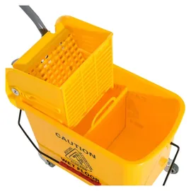 Homcom Reinigungswagen 20 Liter Gelb