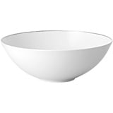 Rosenthal Schale TAC Gropius Platin Schüssel 26 cm, Porzellan, (Schüsseln & Schalen), Schalen / Schälchen / Schüsseln bunt|silberfarben