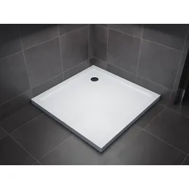 Marwell "Pedra", weiß, B:90cm H:4cm T:90cm, Duschwannen, 90x90 cm