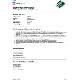 Arduino A000066 Board UNO Rev3 DIL Core ATMega328