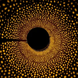 Marrakesch Orient & Mediterran Interior 2er Set Skandinavische Solarlaterne Solar Laterne Lampe Deko Balkon Garten Feroe Schwarz