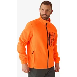 Fleecejacke 500 Jagd orange 2XL