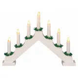 Trendline LED Weihnachtsholzbogen 42 x 33 cm warmweiß 7 LED