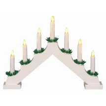 Trendline LED Weihnachtsholzbogen 42 x 33 cm warmweiß 7 LED