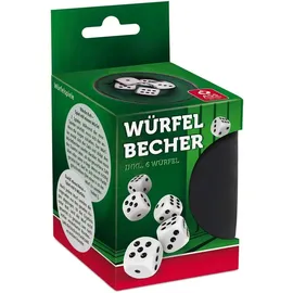 ASS Altenburger Würfelbecher aus Kunststoff inkl. 6 Würfel