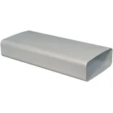 Vogt Flachkanalsystem 150 optimAIRo Vierkantrohr weiß 1000 x 222 x 89 mm, Kunststoff
