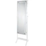 POCOline LED-Schmuckschrank weiß Holz B/H/L: ca. 37x135x35 cm - Weiss