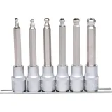 KS Tools 1/2" Bit-Stecknuss-Satz Innensechskant, 6-tlg.