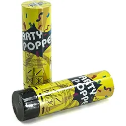 Party Popper Konfetti Kanonebunt Schussweite 2-3m