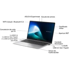 Asus ExpertBook P1 15,6" Intel Core i3-1315U 16 GB RAM 512 GB SSD ohne Betriebssystem