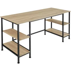 TECTAKE Computer-Schreibtisch Stoke 137x55x75cm