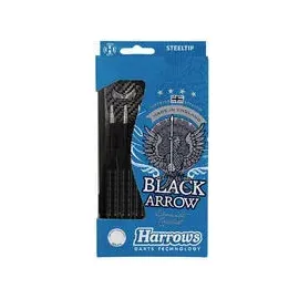 HARROWS Black Arrow Steeldarts schwarz schwarz 22 Gramm 22g